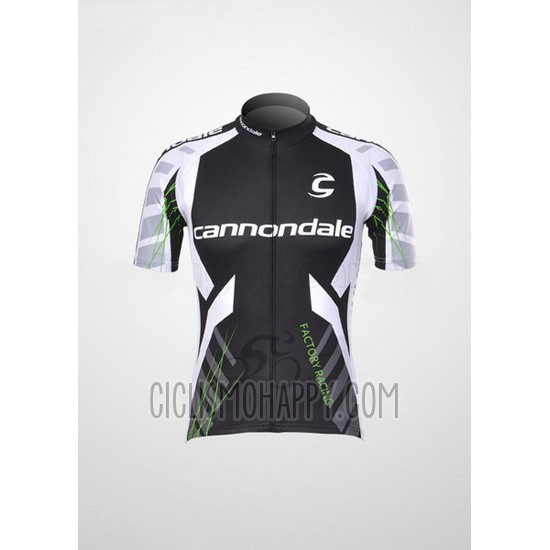 Cannondale Cycling Jersey Bib Short 2012 Men Short Sleeve Black and White